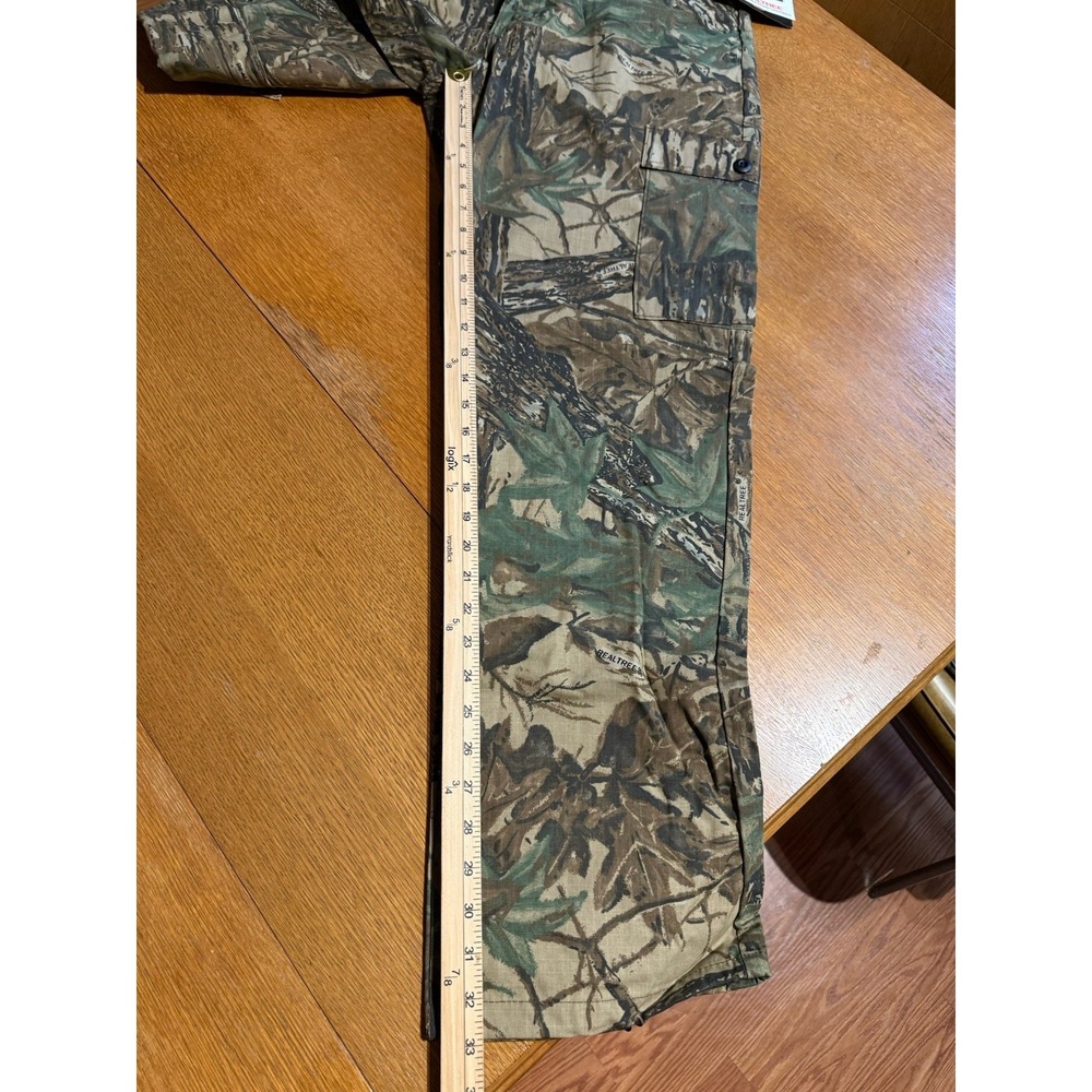 Liberty Rugged Outdoor Gear Realtree Camo Pants L 36-38 USA Made NWT Ripstop VTG - Picture 3 of 15